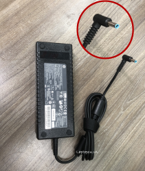 Sạc Laptop HP 19.5V- 6.15A-7.1A /120W-135W Chân kim xanh nhỏ, củ hình chữ nhật  