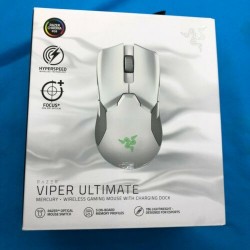Chuột game không dây Razer Viper Ultimate Mercury Trắng
